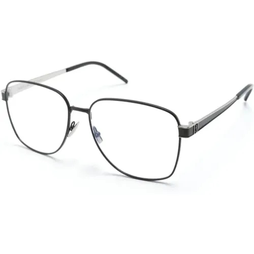 Klassische Schwarze Optische Brille , Damen, Größe: 57 MM - Saint Laurent - Modalova