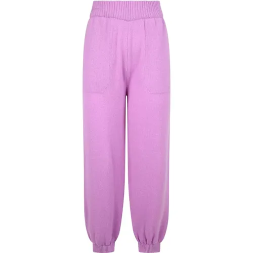 Relaxed fit trousers , female, Sizes: XS - Msgm - Modalova