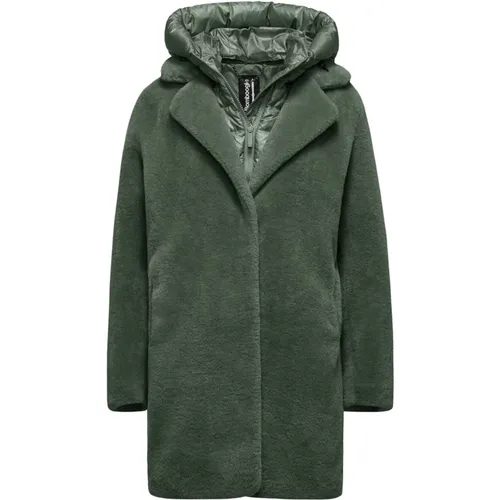 Odessa Overcoat - Faux Fur Coat , female, Sizes: L, XL - BomBoogie - Modalova