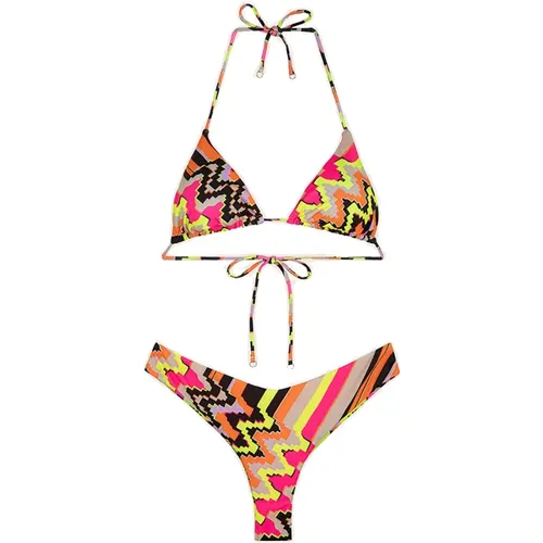 Triangle Bikini Set Ethos , female, Sizes: M, L, S - F**k - Modalova