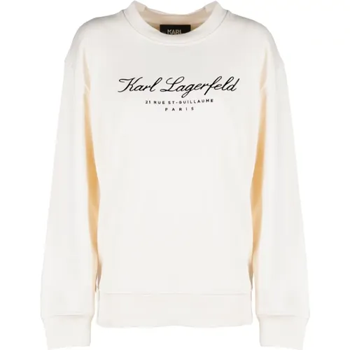 Sweatshirts Hoodies , Damen, Größe: L - Karl Lagerfeld - Modalova
