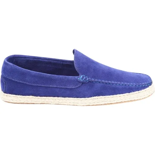 Handgefertigte Wildleder Espadrilles Ortholite Einlegesohle , Herren, Größe: 41 EU - Testoni - Modalova