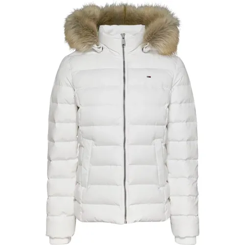 Down Jacket Slim Fit , female, Sizes: M, XS, L, S - Tommy Jeans - Modalova