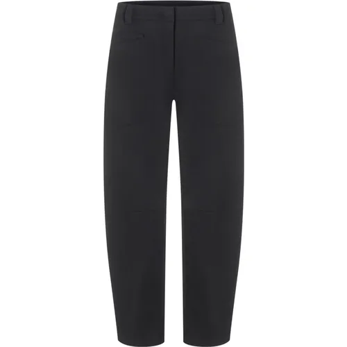 Ocean Schwarze Hose Elegante Qualität , Damen, Größe: L - CAMBIO - Modalova