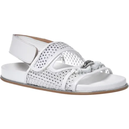 Sandal in mesh , female, Sizes: 5 UK, 7 UK, 3 UK - Baldinini - Modalova