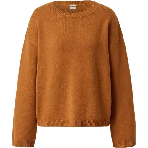 Luxuriöser Cashmere Crewneck Pullover , Damen, Größe: M - Massimo Alba - Modalova