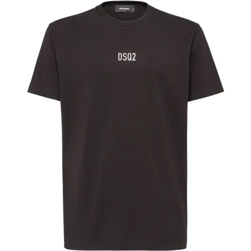 Embossed Logo T-Shirt , male, Sizes: 2XL, XL, L, S, M - Dsquared2 - Modalova