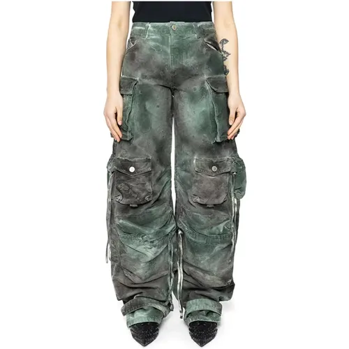 Bold Camouflage Long Pants , female, Sizes: W25 - The Attico - Modalova