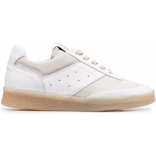 Iconic Leather Sneakers , female, Sizes: 7 UK - Maison Margiela - Modalova