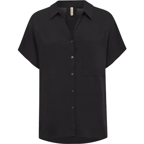 Short Sleeve Shirts , Damen, Größe: L - Soyaconcept - Modalova