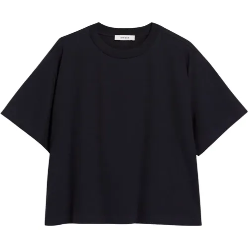 Kyla Top,Boxy Baumwoll T-shirt in Schwarz - IVY OAK - Modalova