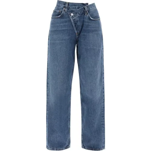 Vintage Criss Cross Denim Jeans , Damen, Größe: W26 - Agolde - Modalova