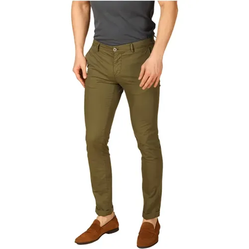 Extra Slim Grüne Chino Hose - Mason's - Modalova