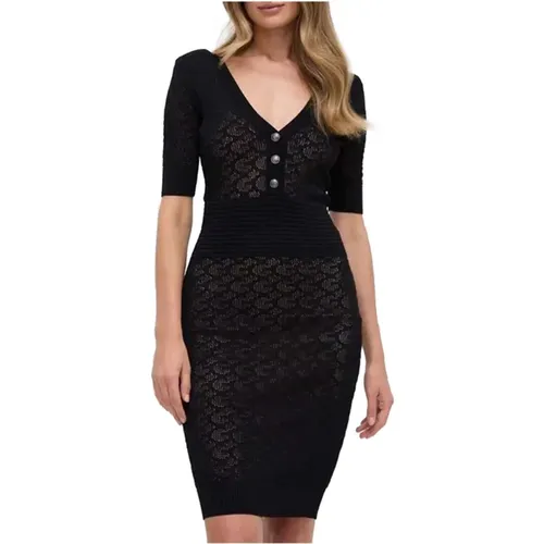 Elegantes Schwarzes Kleid für Frauen - Guess - Modalova