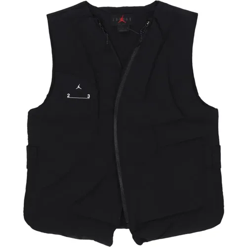 Sleeveless Down Jacket Engineered Statement Vest , male, Sizes: S - Jordan - Modalova