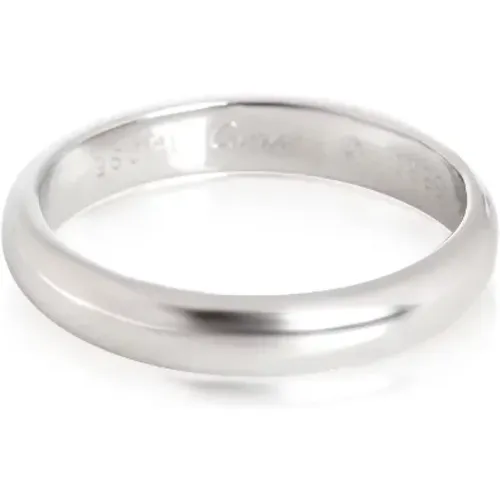 Pre-owned Platinum rings , female, Sizes: ONE SIZE - Cartier Vintage - Modalova