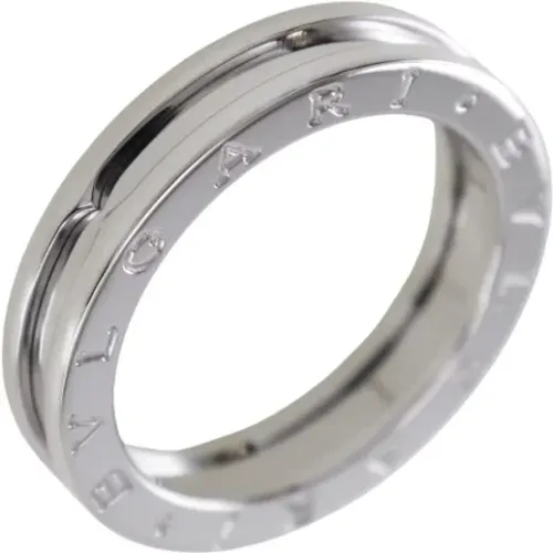 Pre-owned White Gold rings , male, Sizes: ONE SIZE - Bvlgari Vintage - Modalova