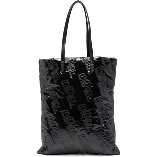 Embossed Leather Tote Bag in , female, Sizes: ONE SIZE - By FAR - Modalova