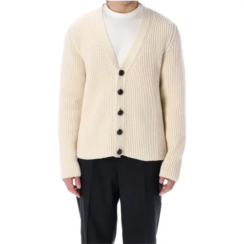 Mu751012Y21118 Knitwear Cardigan , male, Sizes: M - Jil Sander - Modalova