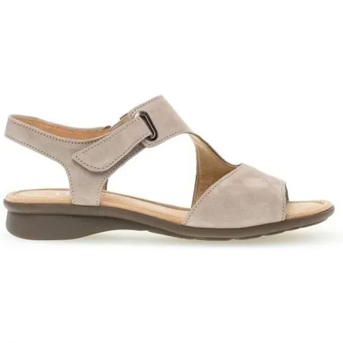Sommer Sandale mit Riemen und Klettverschluss , Damen, Größe: 40 EU - Gabor - Modalova