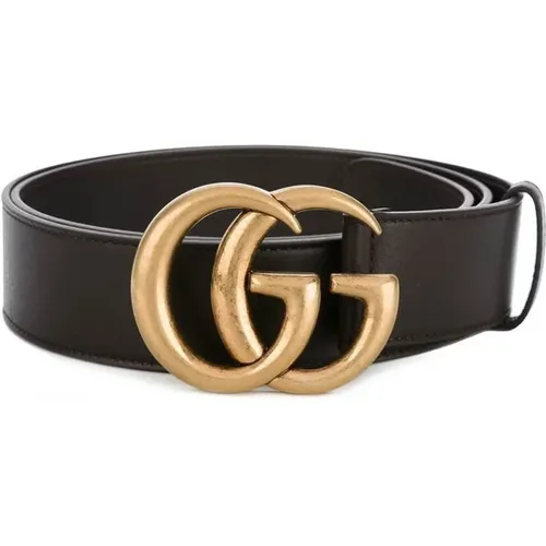 Double G Buckle Wide Belt , Damen, Größe: 105 CM - Gucci - Modalova