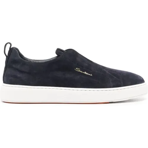 Blaue Victor Sneakers Santoni - Santoni - Modalova