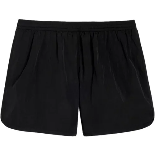 Schwarze Nylon-Badehose , Herren, Größe: XL - Ami Paris - Modalova