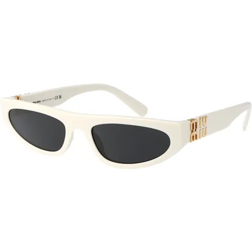 Stylish Sunglasses with 0MU 07Zs Design , female, Sizes: 56 MM - Miu Miu - Modalova