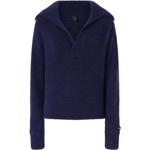 Blaue Pullover Kollektion , Damen, Größe: M - pinko - Modalova