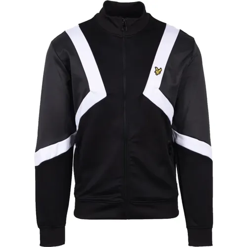 Striped Retro Track Top , male, Sizes: M - Lyle & Scott - Modalova