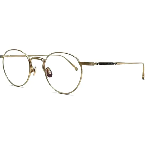 Brushed Gold Eyewear Frames , unisex, Sizes: 47 MM - Matsuda - Modalova