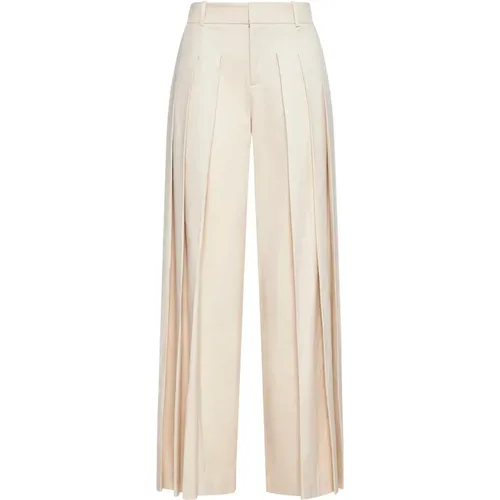 Wide Leg Pltd Trousers , female, Sizes: XS - alice + olivia - Modalova