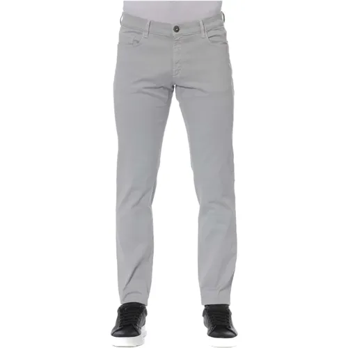 Stylish Jeans with Button and Zip , male, Sizes: W40, W29 - Trussardi - Modalova