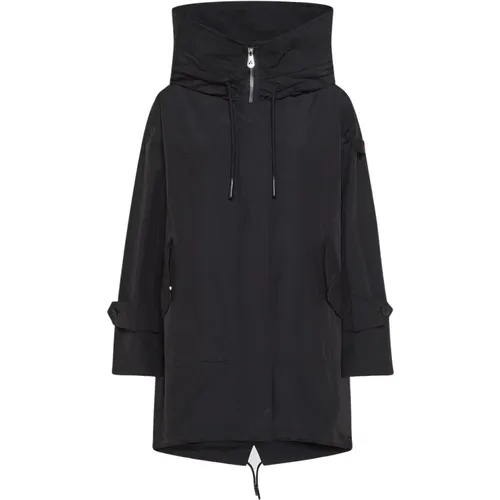 Glänzende Baumwoll/Nylon Dovetail Parka , Damen, Größe: 3XS - Peuterey - Modalova