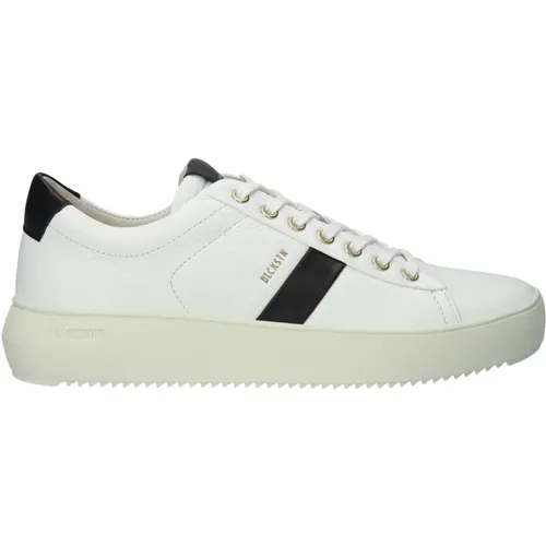 Weiß-schwarzer Ryder Sneaker , Damen, Größe: 37 EU - Blackstone - Modalova