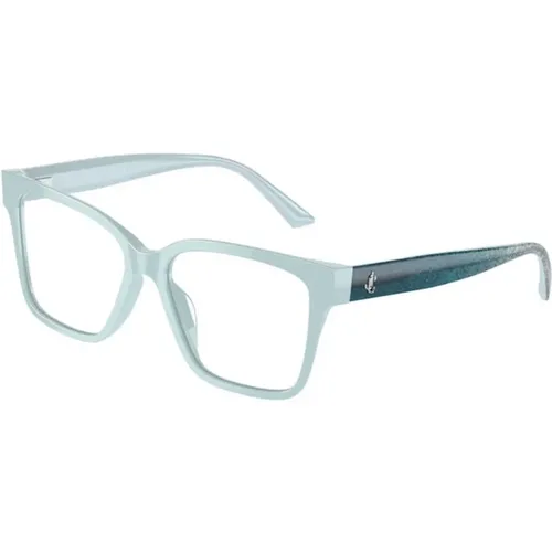 Blaue Fassung Sonnenbrille , unisex, Größe: 55 MM - Jimmy Choo - Modalova