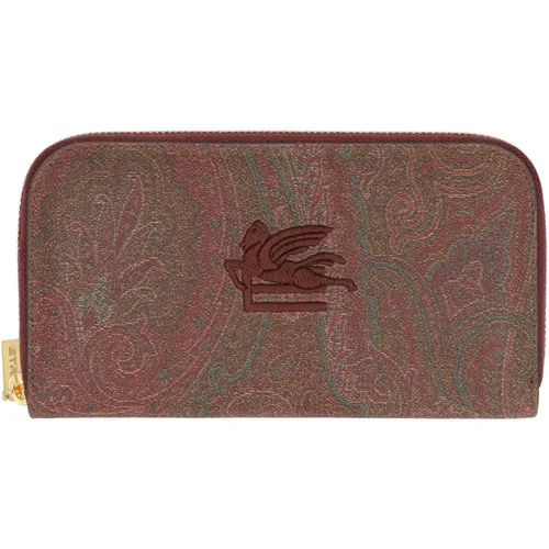 Paisley Jacquard Geldbörse Etro - ETRO - Modalova