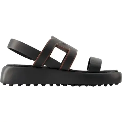 Leather sandals , female, Sizes: 7 UK - TOD'S - Modalova