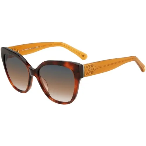 Braune Acetat Sonnenbrille für Frauen - Kate Spade - Modalova