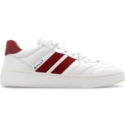 Red Leather Sneakers - Stylish and Functional , male, Sizes: 9 UK, 10 UK, 6 UK, 8 UK, 7 UK - Bally - Modalova