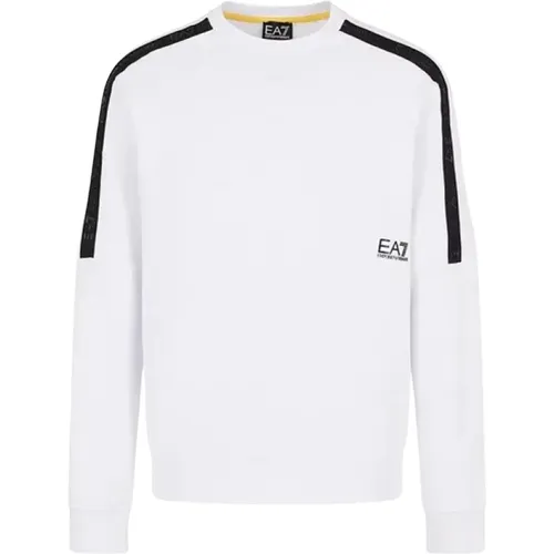 Sweatshirts,Einfarbiger Logo Sweatshirt - Emporio Armani EA7 - Modalova
