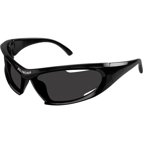 Schwarz/Graue Sonnenbrille , unisex, Größe: ONE Size - Balenciaga - Modalova