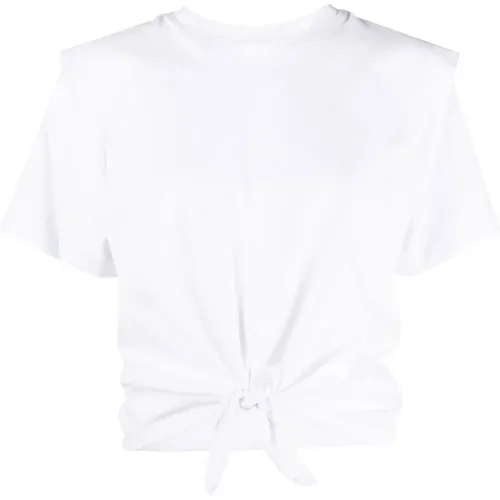 Weißes Zelikia T-Shirt,Schwarzes Zelikia T-Shirt - Isabel Marant Étoile - Modalova