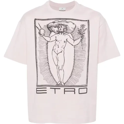 Logo Print T-shirts and Polos , male, Sizes: S - ETRO - Modalova