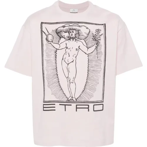 Logo Print T-shirts and Polos , male, Sizes: S, L - ETRO - Modalova