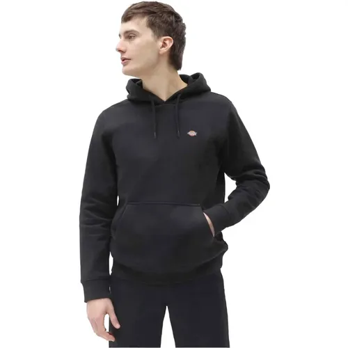 Schwarzer Hoodie mit Fleecefutter , Herren, Größe: 2XL - Dickies - Modalova