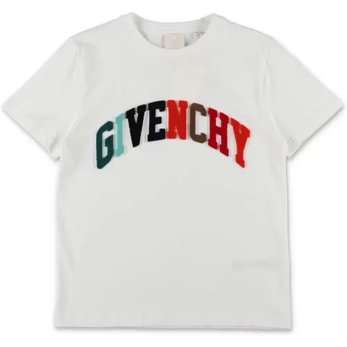 Weißes Baumwoll-Jersey Jungen T-Shirt - Givenchy - Modalova