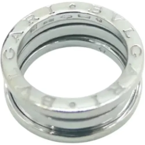 Pre-owned White Gold rings , female, Sizes: ONE SIZE - Bvlgari Vintage - Modalova