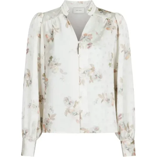 Weiche Bluse mit Blumenmuster - NEO NOIR - Modalova