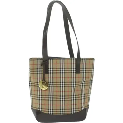 Pre-owned Stoff schultertasche , Damen, Größe: ONE Size - Burberry Vintage - Modalova